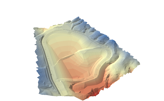 Δημιουργία τρισδιάστατου μοντέλου εδάφους ΧΥΤΑ